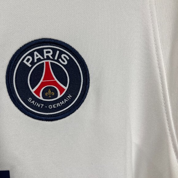 2021/22 Jordan Nike PSG Paris Saint-Germain Jersey White Large Training Top - Picture 3 of 11